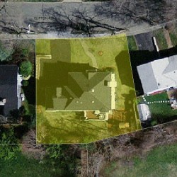 48 Clifton Rd, Newton, MA 02459 aerial view