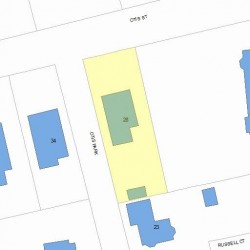 28 Otis St, Newton, MA 02460 plot plan