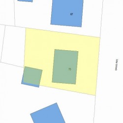 73 Davis Ave, Newton, MA 02465 plot plan