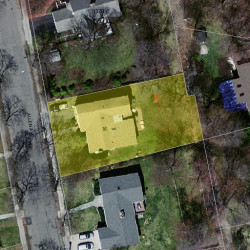 16 Allen Ave, Newton, MA 02468 aerial view