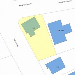 1126 Chestnut St, Newton, MA 02464 plot plan