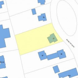 87 Webster Park, Newton, MA 02465 plot plan