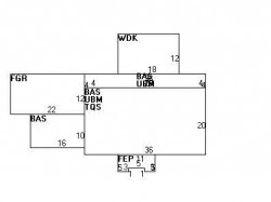 64 Truman Rd, Newton, MA 02459 floor plan