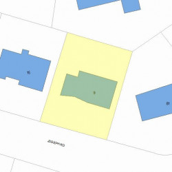 9 Joseph Rd, Newton, MA 02460 plot plan