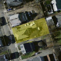 70 Dalby St, Newton, MA 02458 aerial view