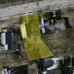 92 Mill St, Newton, MA 02459 aerial view