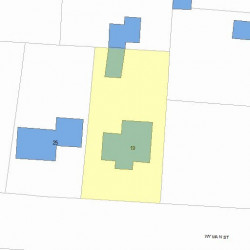 19 Wyman St, Newton, MA 02468 plot plan