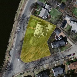 44 Bullough Park, Newton, MA 02460 aerial view