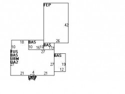 38 Hobart Rd, Newton, MA 02459 floor plan