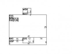 418 Woodward St, Newton, MA 02468 floor plan