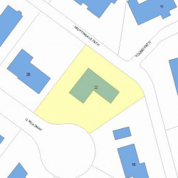 22 Nightingale Path, Newton, MA 02459 plot plan