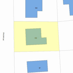 150 Upland Ave, Newton, MA 02461 plot plan