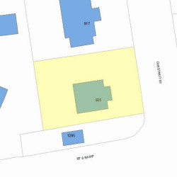 925 Chestnut St, Newton, MA 02465 plot plan