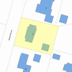 16 Winnetaska Rd, Newton, MA 02468 plot plan