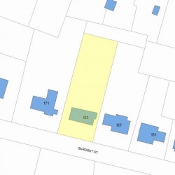 163 Sargent St, Newton, MA 02458 plot plan