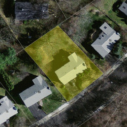 61 Wayne Rd, Newton, MA 02459 aerial view