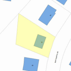 53 Beaconwood Rd, Newton, MA 02461 plot plan