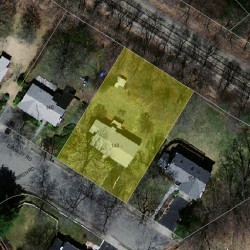 148 Stanley Rd, Newton, MA 02468 aerial view