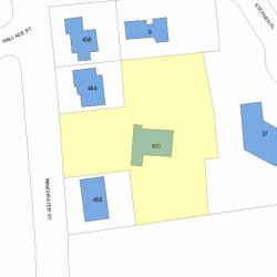 450 Winchester St, Newton, MA 02461 plot plan