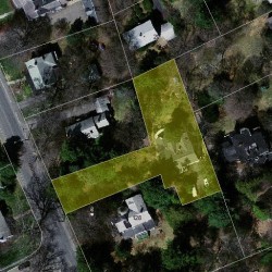 124 Highland St, Newton, MA 02465 aerial view