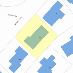 82 Greenwood St, Newton, MA 02459 plot plan