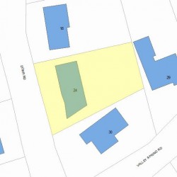 24 Dorr Rd, Newton, MA 02458 plot plan