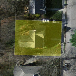 119 Oxford Rd, Newton, MA 02459 aerial view