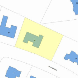 38 Hartman Rd, Newton, MA 02459 plot plan