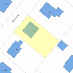 38 Brae Burn Rd, Newton, MA 02466 plot plan