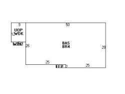 50 Fairfield St, Newton, MA 02460 floor plan