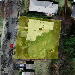 99 Evelyn Rd, Newton, MA 02468 aerial view