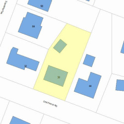 38 Chatham Rd, Newton, MA 02461 plot plan