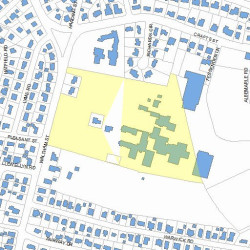 250 Waltham St, Newton, MA 02465 plot plan