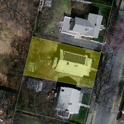 185 Parmenter Rd, Newton, MA 02465 aerial view