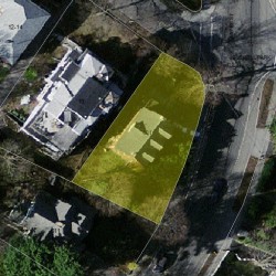 601 Centre St, Newton, MA 02458 aerial view