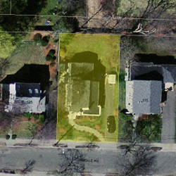 119 Oakdale Rd, Newton, MA 02461 aerial view