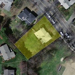 135 Dedham St, Newton, MA 02461 aerial view