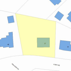 37 Alban Rd, Newton, MA 02468 plot plan