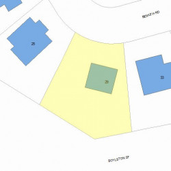 29 Bemuth Rd, Newton, MA 02461 plot plan