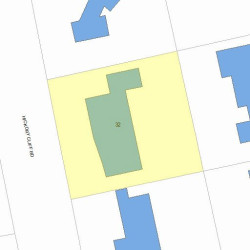 32 Hickory Cliff Rd, Newton, MA 02464 plot plan