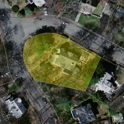 11 Rockledge Rd, Newton, MA 02461 aerial view