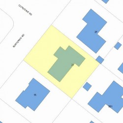 21 Bontempo Rd, Newton, MA 02459 plot plan