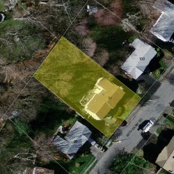 94 Esty Farm Rd, Newton, MA 02459 aerial view