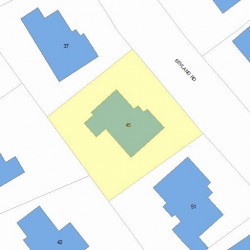 45 Sevland Rd, Newton, MA 02459 plot plan