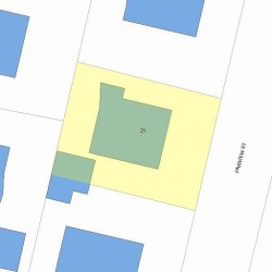 21 Fairview St, Newton, MA 02458 plot plan