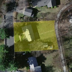 18 Timson Path, Newton, MA 02459 aerial view