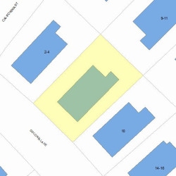 8 Colonial Ave, Newton, MA 02460 plot plan