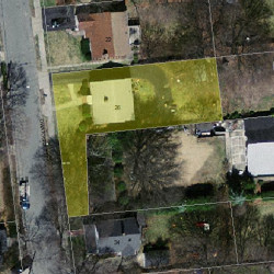 26 Owatonna St, Newton, MA 02466 aerial view