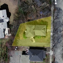 15 Coyne Rd, Newton, MA 02468 aerial view