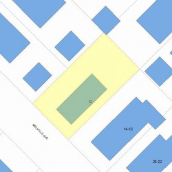 12 Melville Ave, Newton, MA 02460 plot plan